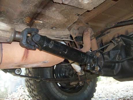 Driveshaft. Had to be shortened about 1/2