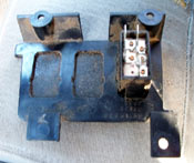 Behind rear-wiper switch