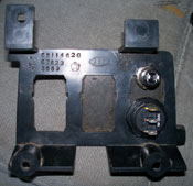 Backside of plate with the new switches